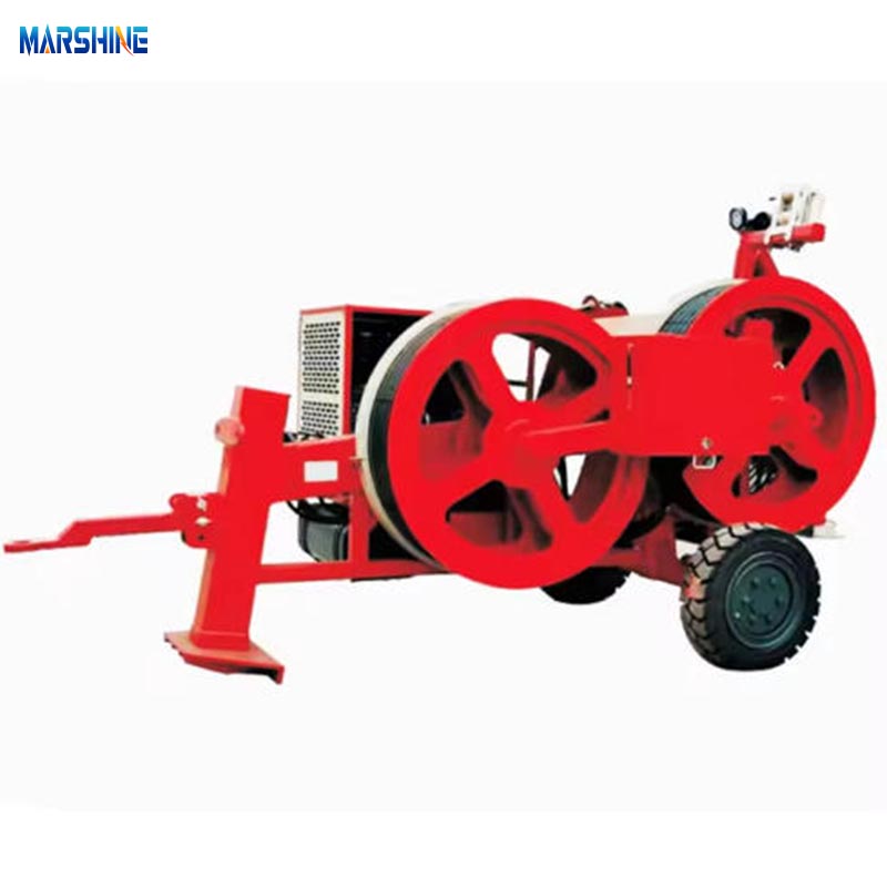 ダブルドラム油圧ケーブル牽引テンショナーの使用方法