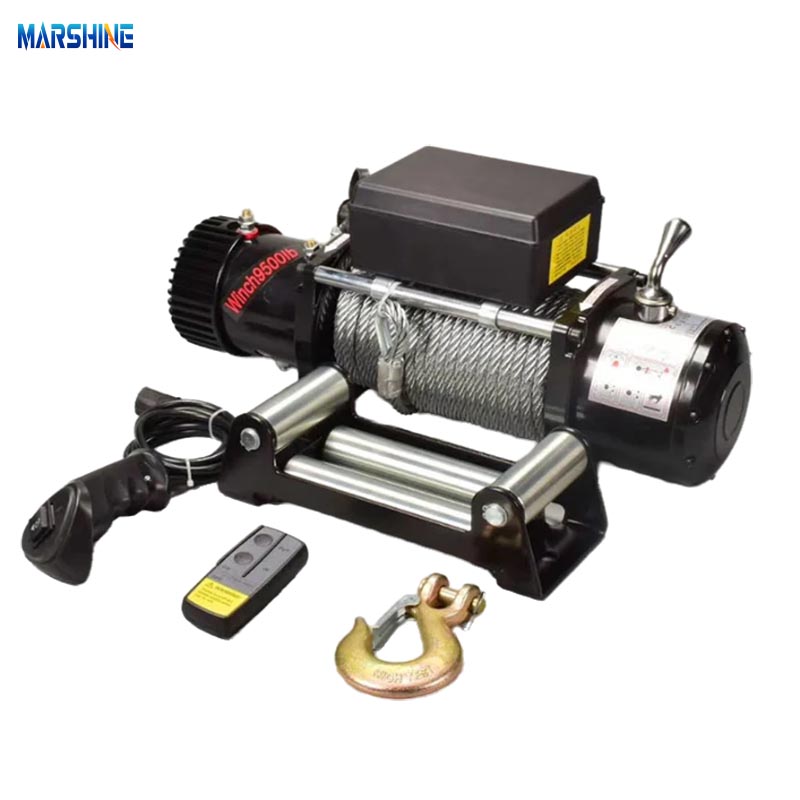9500lbs電動12V/24Vケーブルプルウィンチ