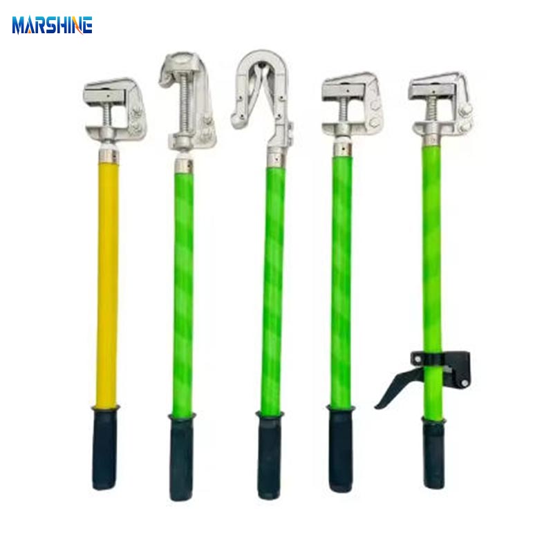 高電圧グラスファイバー接地棒